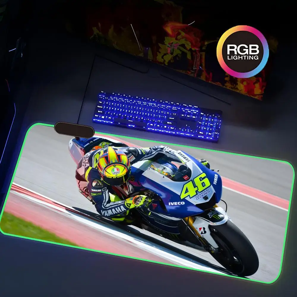 Коврик для мыши Rossi-R-racing vr46 Rgb 60x30 см игровой коврик клавиатуры очень большой