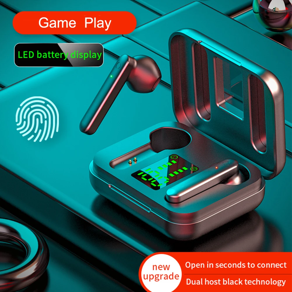 

Bluetooth Headset Touch Power Display Tws5.1 Wireless Sports Running In-ear Binaural