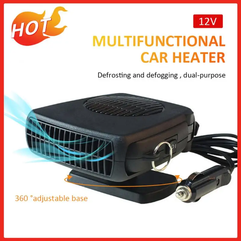 

2 в 1 автомобильный обогреватель портативный мощный автомобильный обогреватель Поворот на 360 градусов Автомобильный дефростер для автомобиля автомобильные аксессуары 12 В/24 В