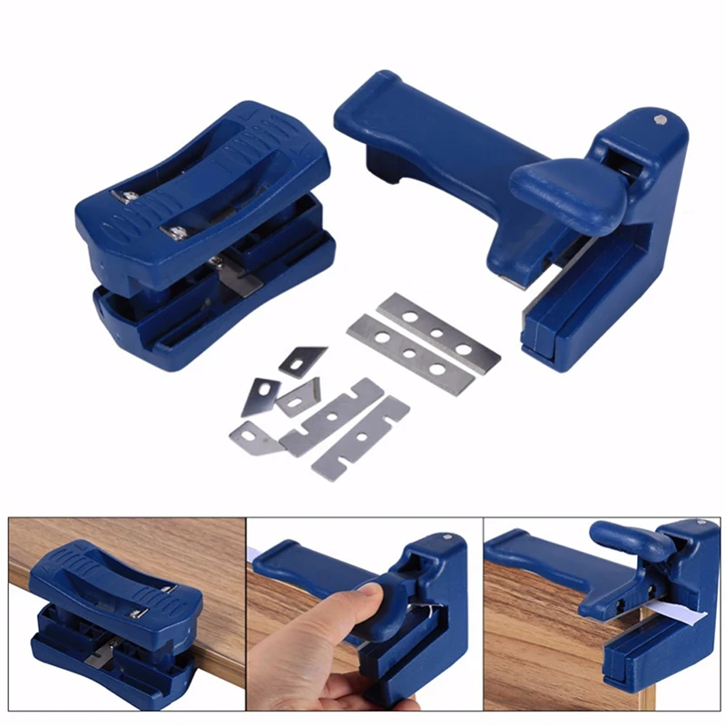 

Edge Banding Trimmer Mini Plastic PVC Plywood Melamine Wood Edge Band Cutter Manual Trimming Woodworking Tool