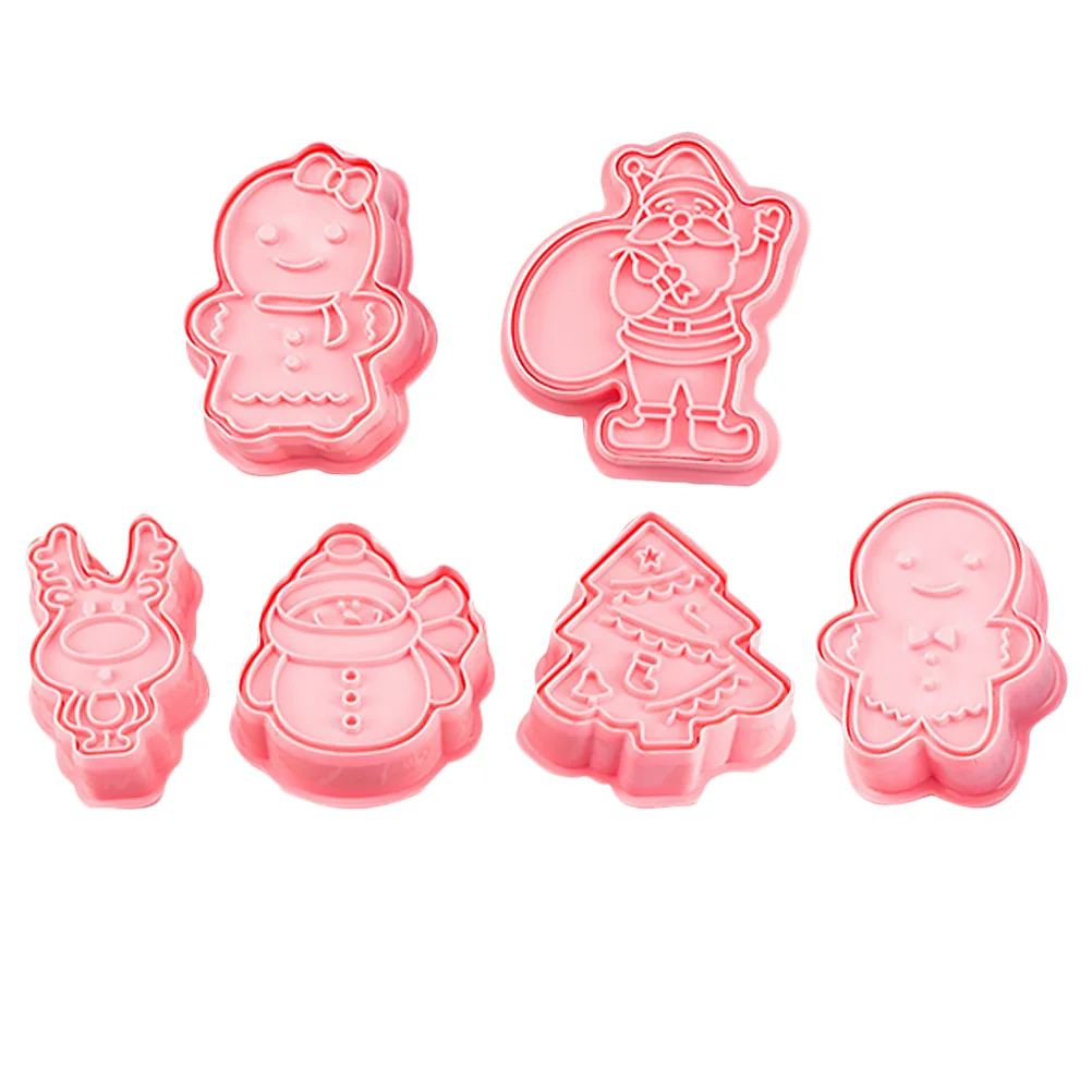 

Molds Cookie Christmasbaking Pastry Biscuits Jelly Candy Embossed Silicone Diy Fondantcake Holidays Accessories