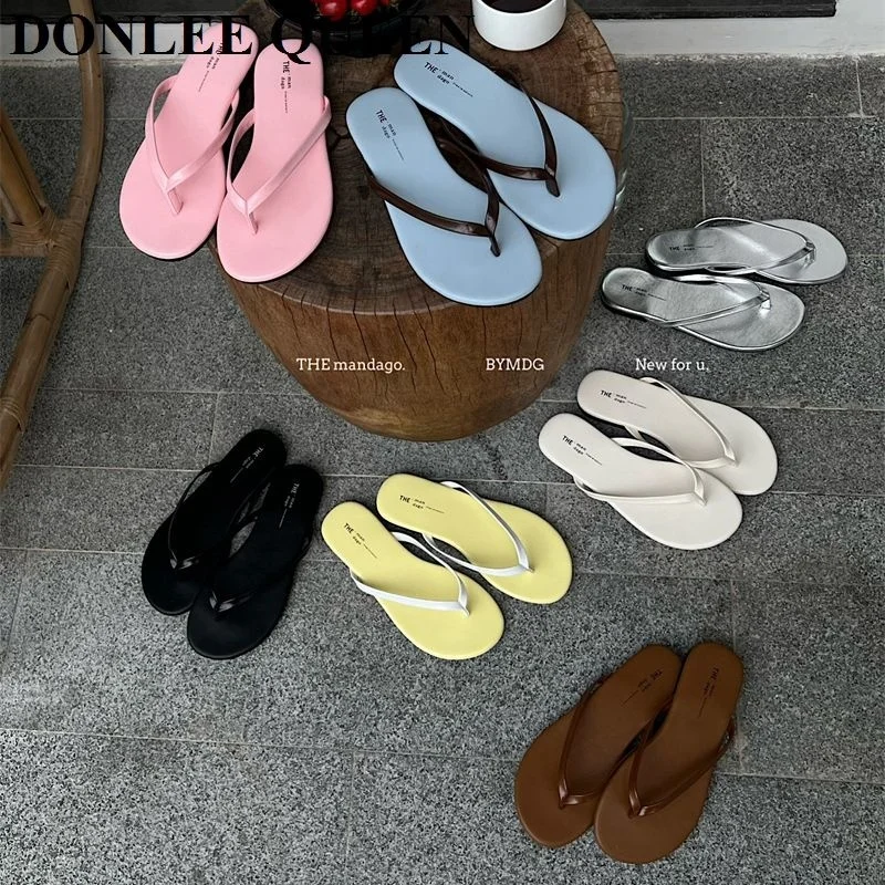 

New Fashion Women Slippers Candy Color Slide Flat Casual Shoes Brand Sandal Beach Flip Flops Sliver Outdoor Soft Sandalias Mujer