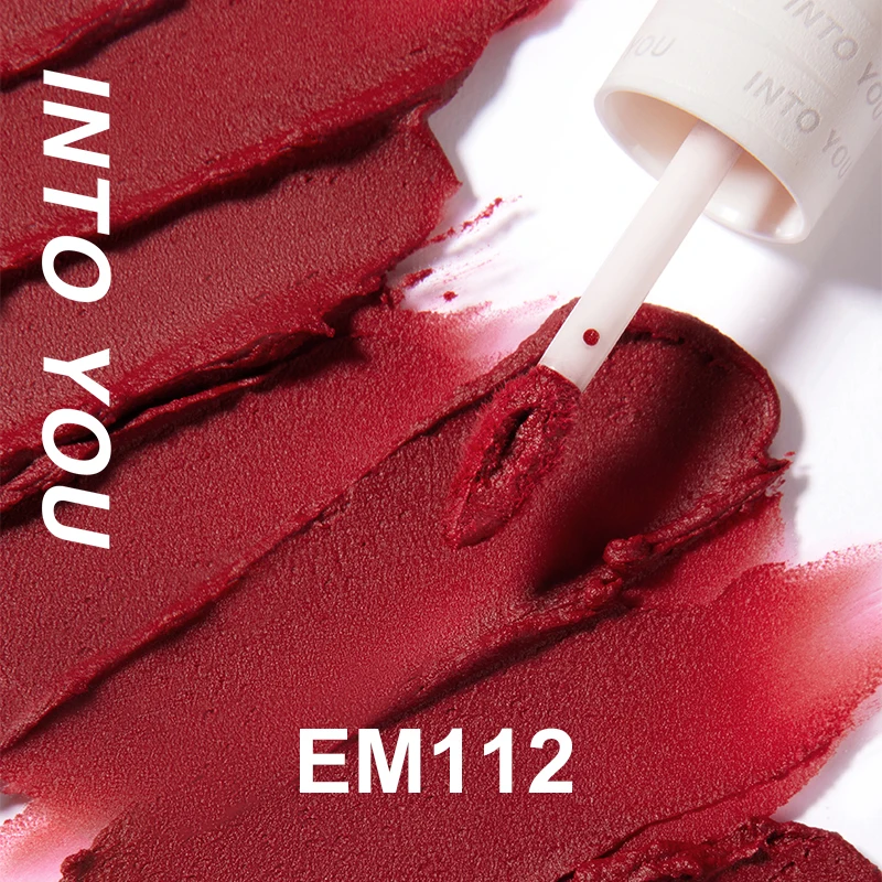 Блеск для губ INTO YOU матовая губная помада стойкая цветная многоцелевая и щек