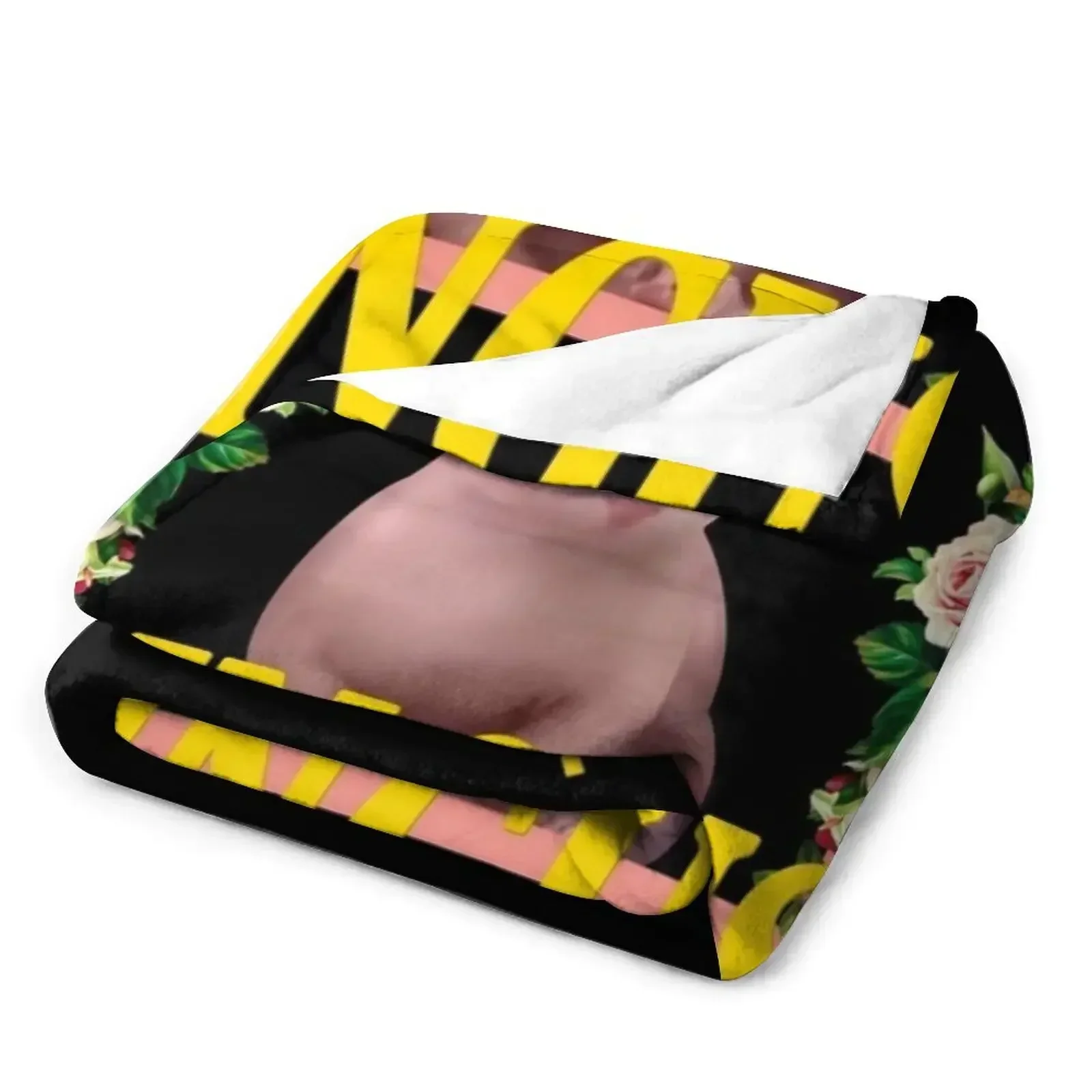 Эстетическое одеяло Bingus с цветочным принтом одинарные пушистые одеяла ворсом