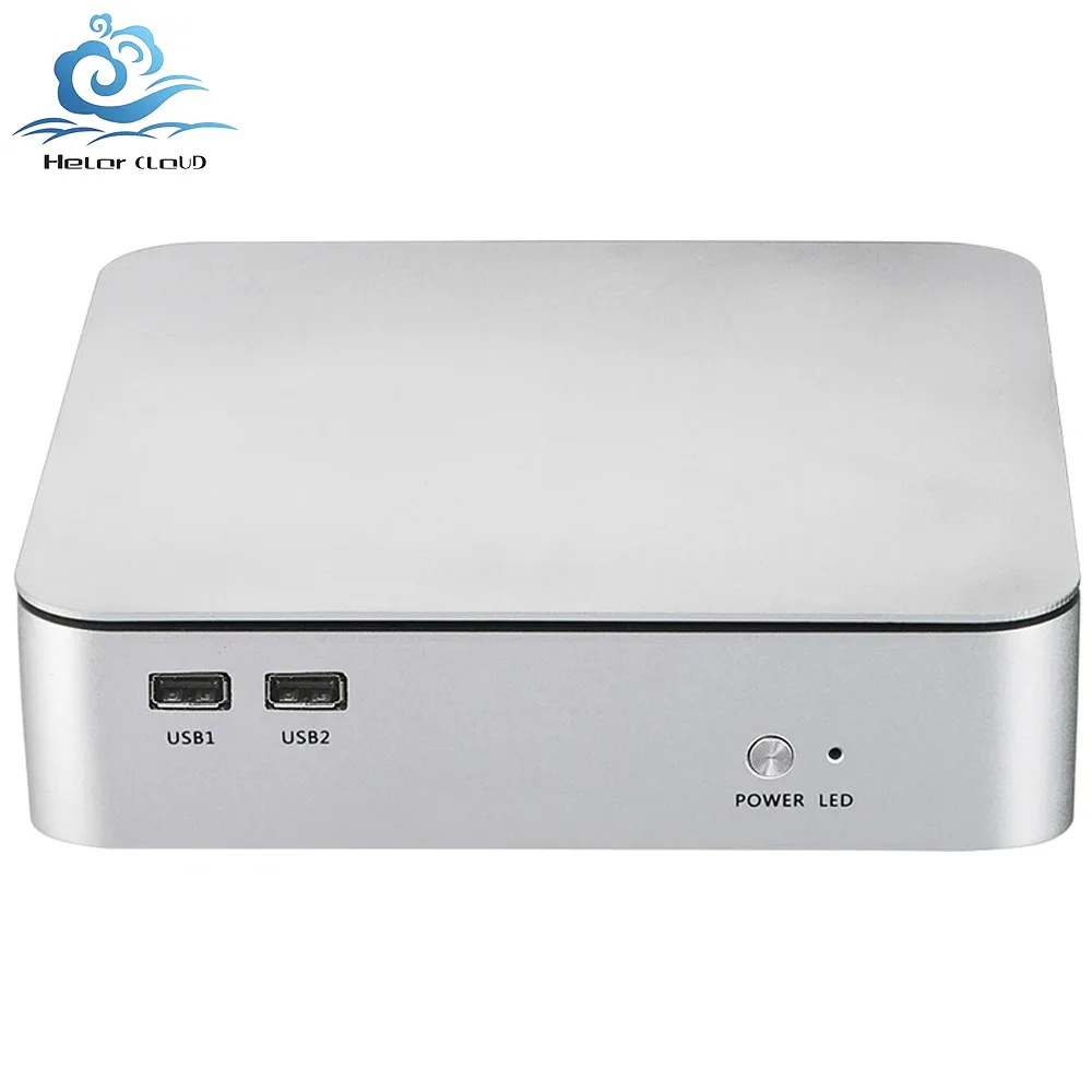 Helorpc Mini PC Intel Core i7-10750H 2 * DDR4 NVMe Поддержка WIFI Win10Linux/ ubuntu/CENTOS System 6USB офисные компьютеры