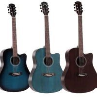 folk portable acoustic guitar 6 strings hollow fingerboard wood pickup guitar beginner free shipping guitarras music instrument