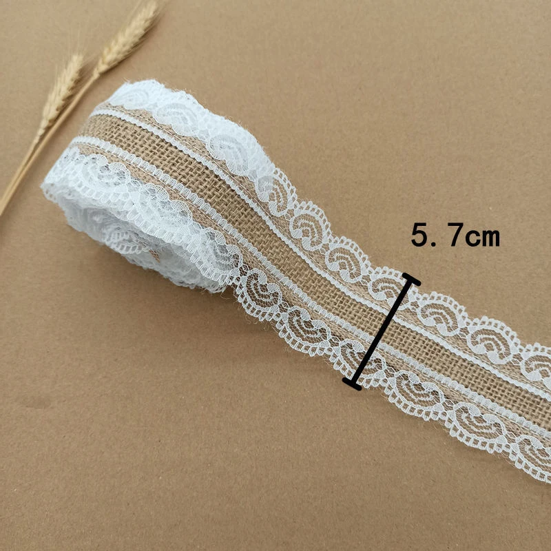 

2 м 5 м натуральная джутовая лента из мешковины в деревенском стиле, винтажный свадебный декор, гессианский кружевной джутовый рулон, товары для рождественской вечеринки, сделай сам