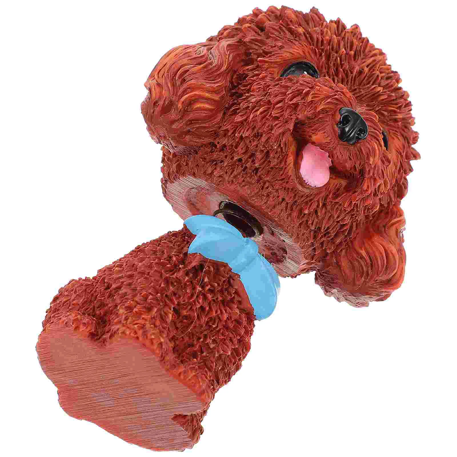 

Head Dog Puppy Car Shaking Animal Toys Decoration Dashboard Model Interiorresin Toy Decor Bobbleheadfigurine Bobbing