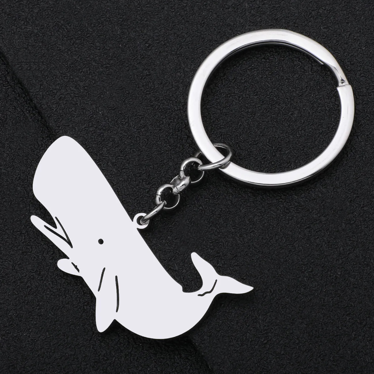 Брелок WEVENI из нержавеющей стали с золотым покрытием в виде спермы и Кита брелок