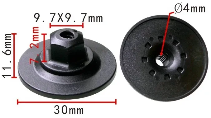 worldgolden 100 шт. крепеж маслопроливная топливная труба нижняя пластина пряжка для Benz