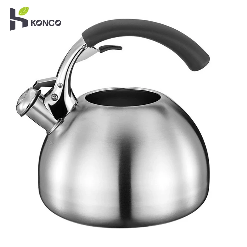 

304 Stainless Steel Whistling Tea Kettle 2.5L Whistling Kettle for Gas Induction Cooker Boil Water Teakettle Kitchen Tools