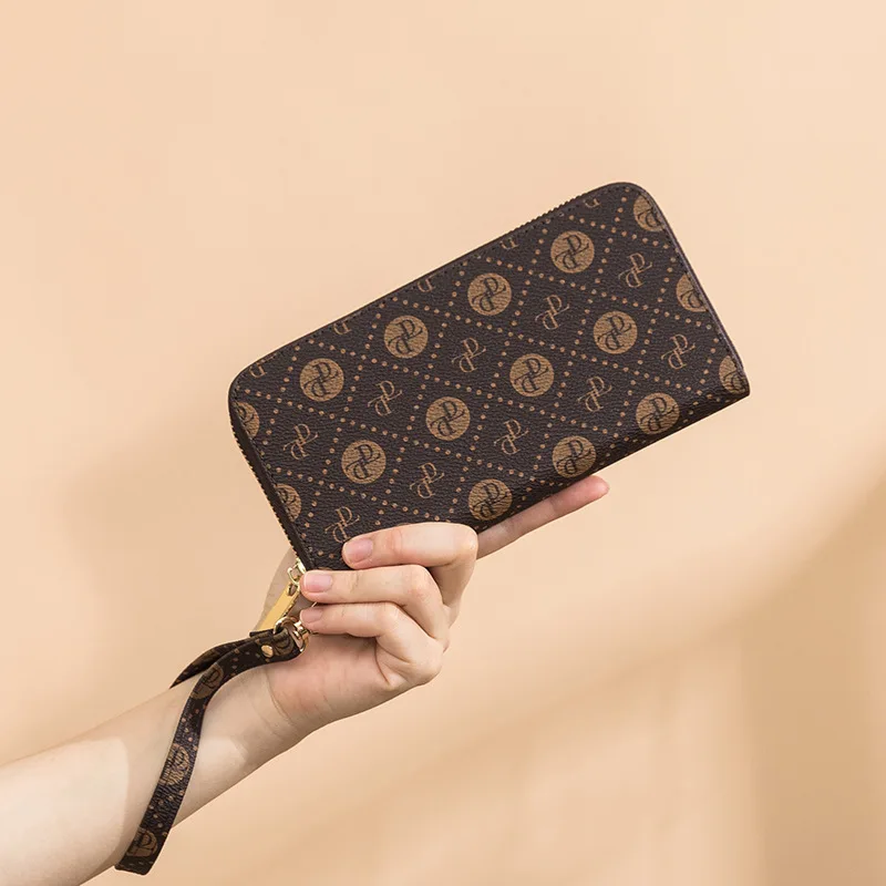 

Luxury Brand Women Wallets Zipper Coin Bag Phone Bag Print Leather Fashion Clutch Bag for Female Wallet Money Card Holder