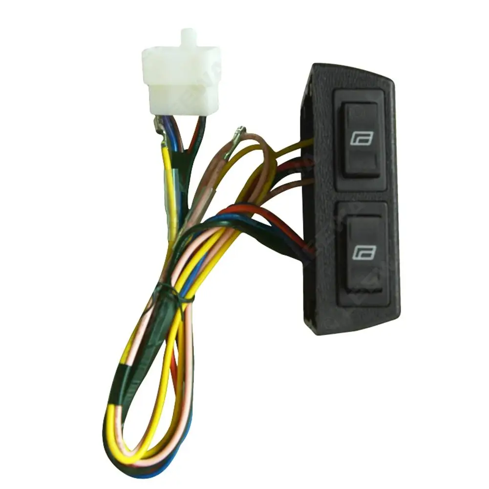 

Universal Glass Lifter Power Window Switch 3-Switch Rocker Box Type Window Regulator With Holder And Wire Harness Rocker Cassett
