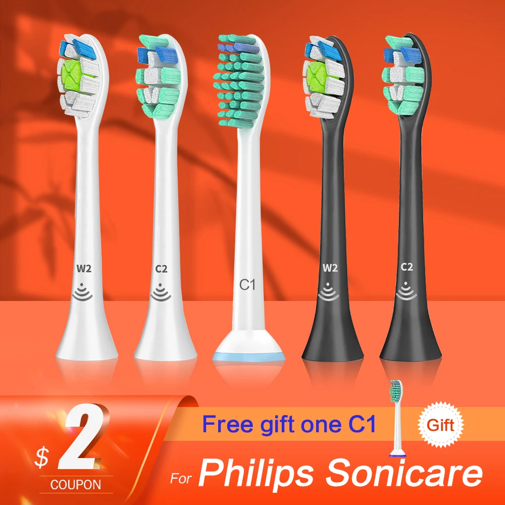 Сменные насадки для зубной щетки Philips Sonicare HX6780 HX6781 HX6782 HX6902 HX6910 HX9044 HX6074 HX9024 - купить