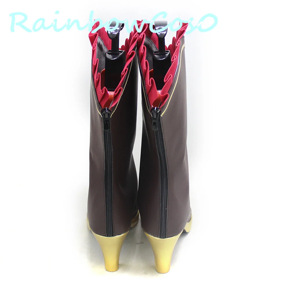 Виртуальный YouTuber Vtuber Hololive Nanashi Mumei Обувь для косплея Сапоги Игра Аниме Хэллоуин