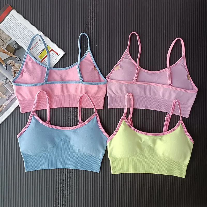 

Disney Influencer adjustable thin shoulder strap sports underwear women's fitness training vest sexy yoga suspender