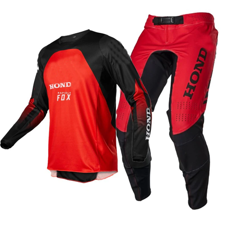 

NEW 2022 RAPIDLY FOX enduro motocross gear set mx jersey pants flexair motorcycle clothing mtb Off Road racing suit