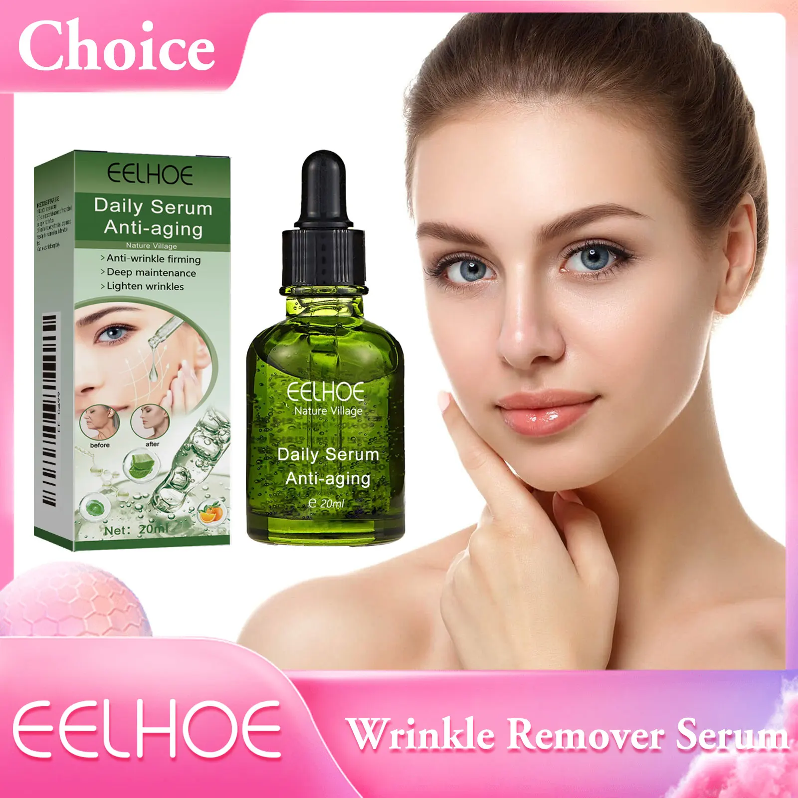 EELHOE сыворотка для лица укрепляющая лифтинг сужение пор выцветание тонкие линии