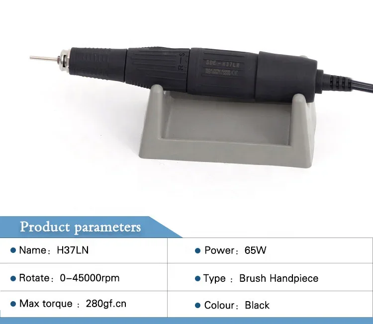 Den Tal Champion 3 типа микромотор 35000 об/мин 65 Вт профессиональный маникюрный набор