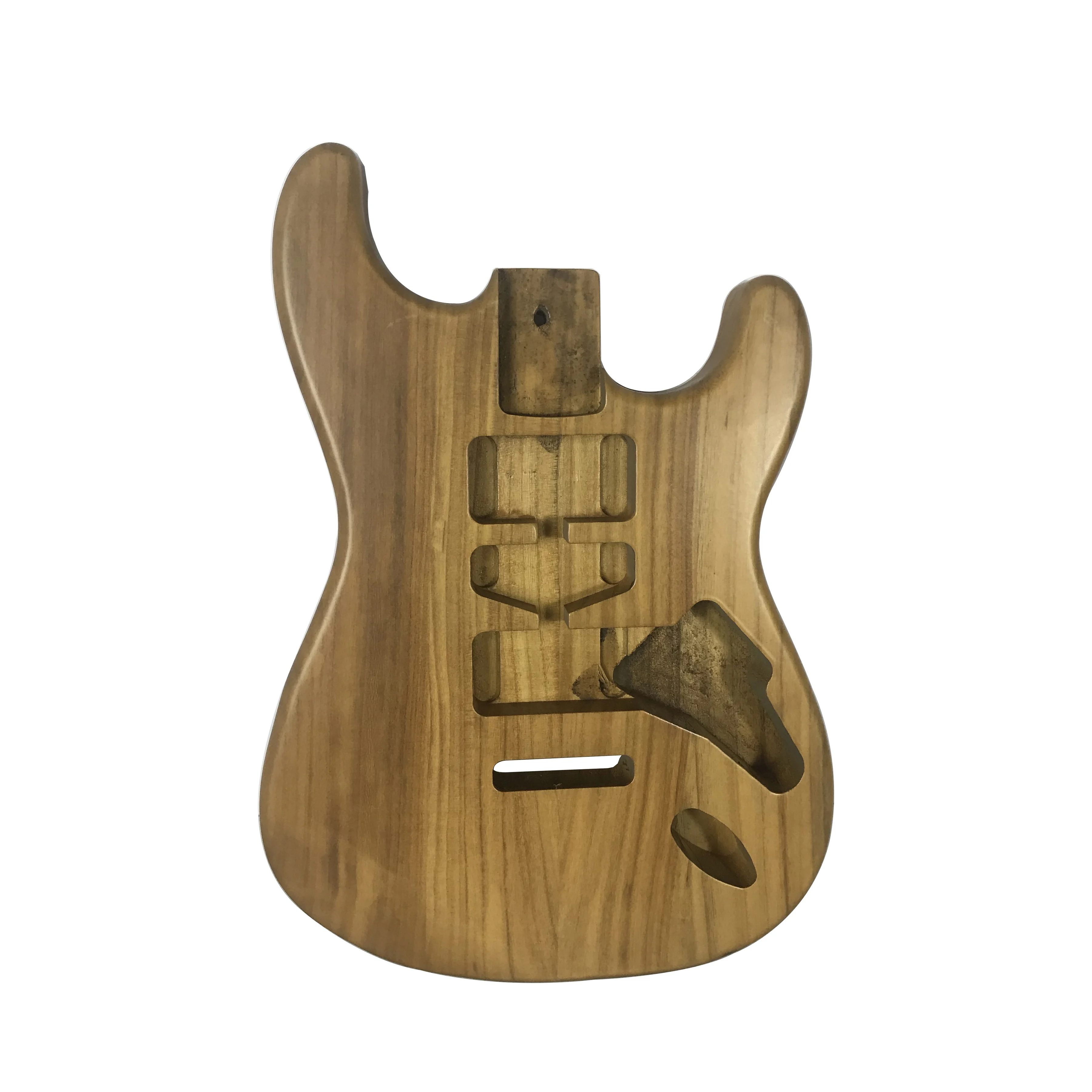 Stock Slat Varnish Defective ST eLectric Guitar Body Finished Essencial Color Custom 6 Strings Guitarra Barrel Guitar Kit Part