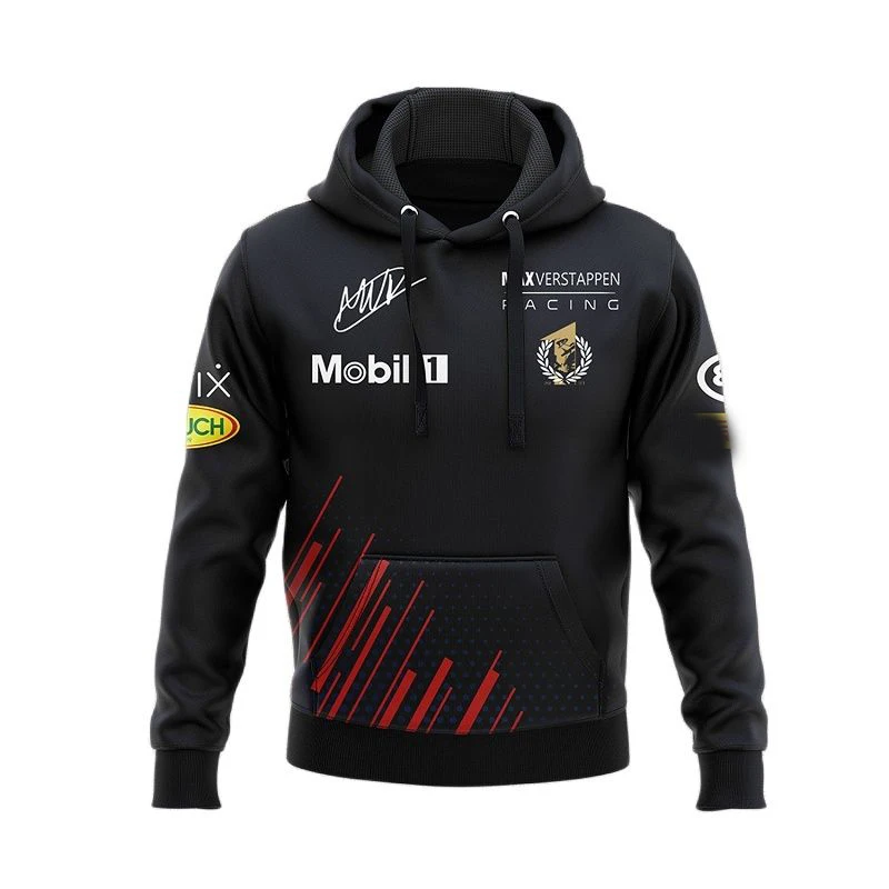 

2023 New F1 Racing Formula One men's Hoodies 3D Printed Racing Team top Navy Blue Jersey Fall Hoodie 2022 Plus Size 100CM-6XL