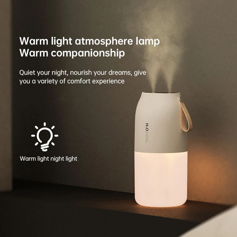 

Essential Air Oil Purify Maker Double Home Spray Humidifier Mist Humificador Port Aromatherapy Cool Office Fogger For