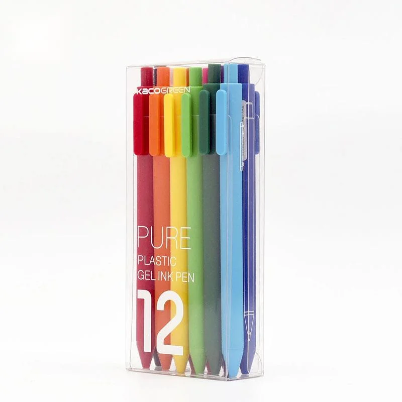 

100% Original Xiaomi Mijia Colorful Sign Pen 12 Colors 0.5mm Refill ABS Plastic Write Length 400m from Ecological Chain