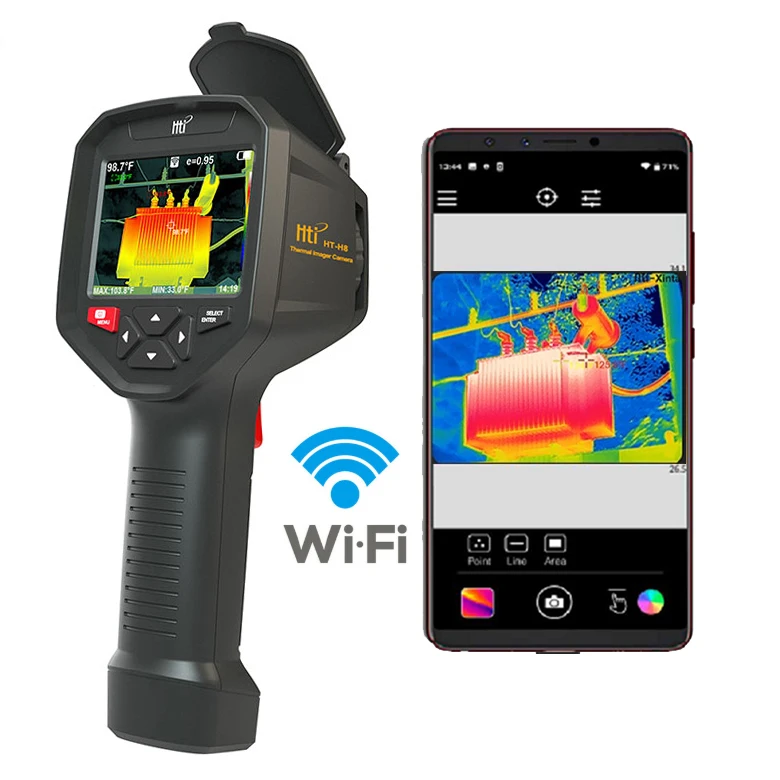

oem industrial thermal camera infrared thermal imager HT-A9 infrared camera thermal imaging with wifi from xintai suppliers