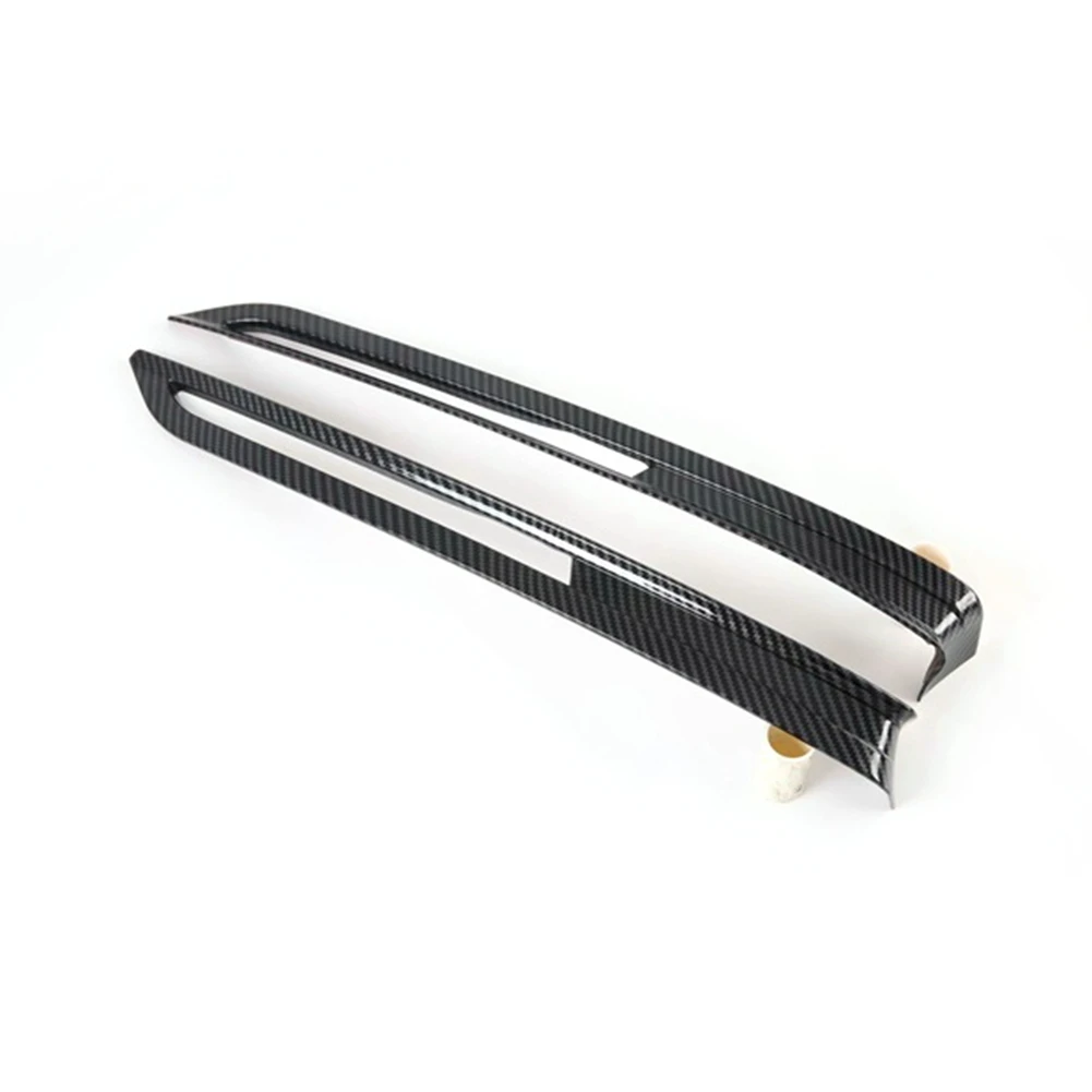 

Car ABS Carbon Fiber Front Fog Light Lamp Cover Trim Foglight Bezel Decoration Frame for -30 CX30 2020 2021 2022