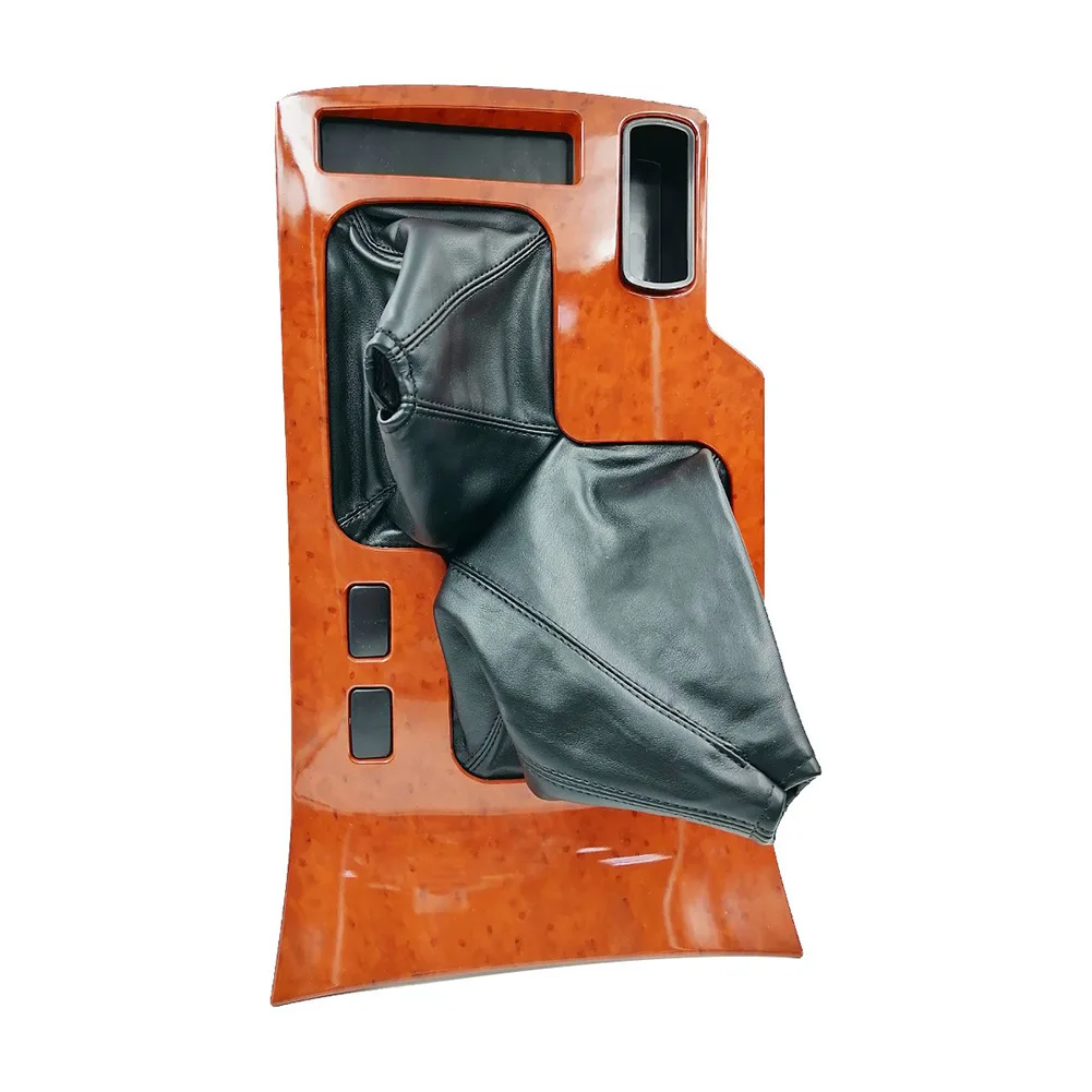 

Car Accessories Hot Sale Newest Wholesale Gear Shifter Penal Center Charging Capabilities Gear Shifter Penal Wooden