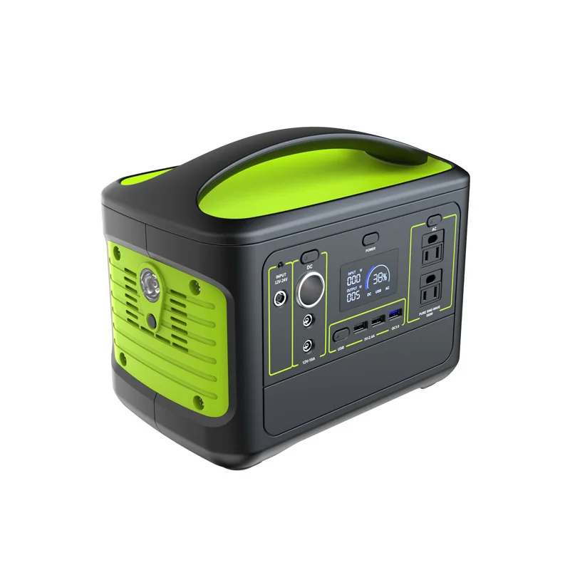 

Sine Wave Solar Charging 500Wh 153600mAh High Capacity Power Bank Portable Power Station For Outdoor Emergency