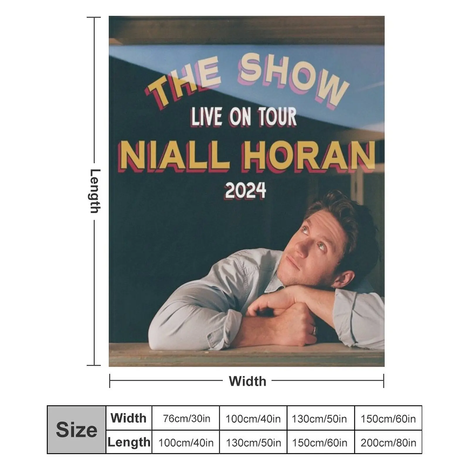 Одеяло Naunl Niall Heartbreak North American Tour 2021 плед