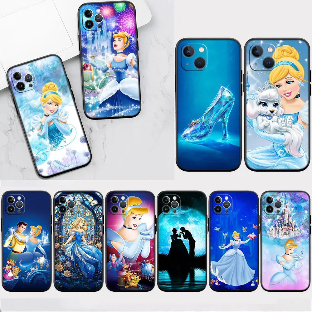 Чехол 17WS Disney Золушка для Xiaomi Mi 11 12 8Lite 9 F1 A1 A2 A3 9T 10T 11i CC9E 10S 11T Pro