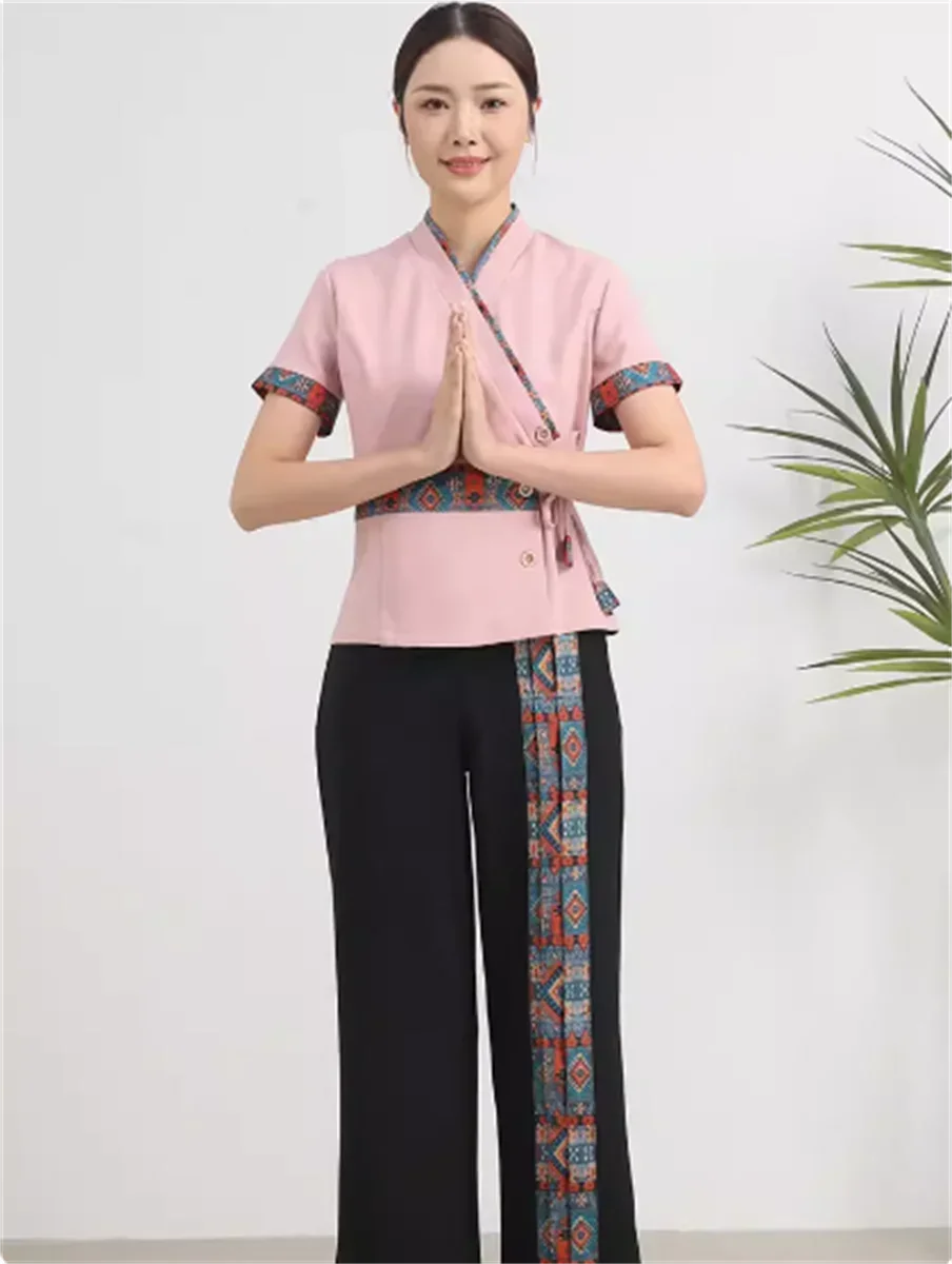 Высококачественная рабочая одежда для мастеров тайского массажа и ванны ног