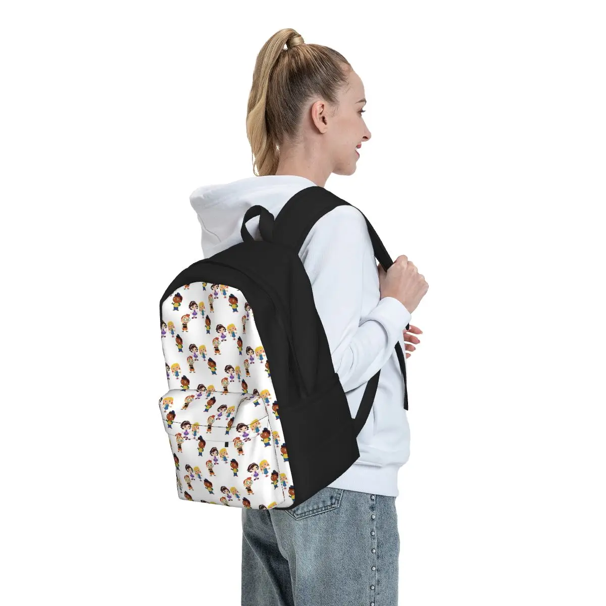Рюкзак Little Einsteins Squad Happy Backpack, школьная сумка для книг, детская школьная сумка, сумки через плечо для компьютера для мальчиков и девочек (art.: 3920dbb4ff3cd) - 3920dbb4ff3cd