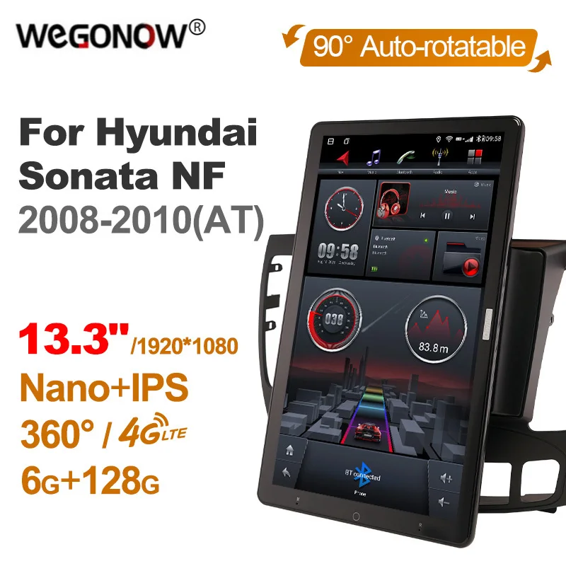 

Автомобильный радиоприемник TS10 Android 10,0 Ownice для Hyundai Sonata NF 2008-2010 13,3 ''без DVD Поддержка USB быстрая зарядка Nano 1920*1080