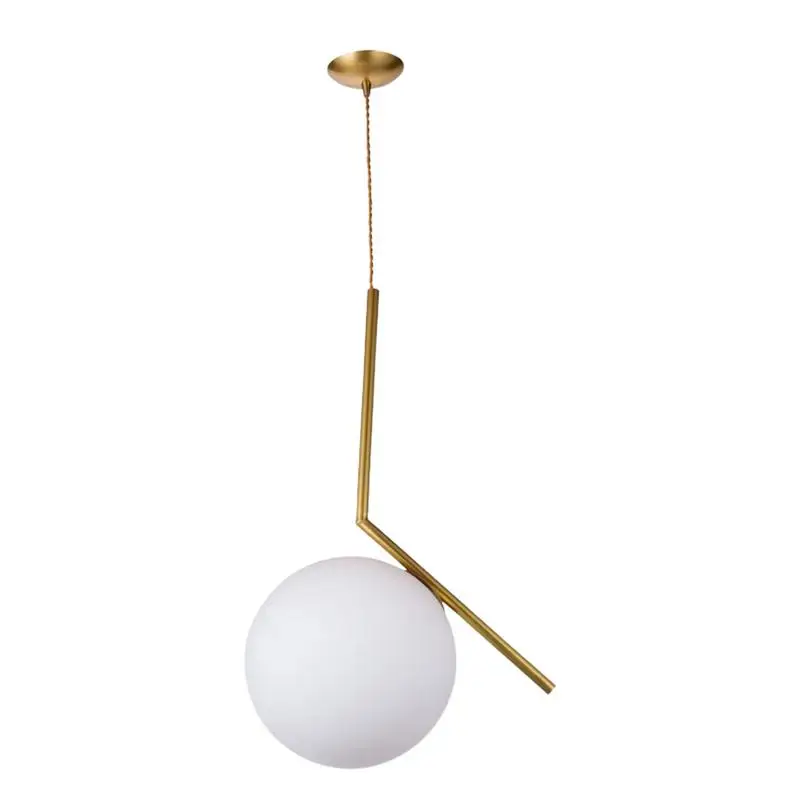 

Стеклянные люстры в скандинавском стиле с шариками, Современная круглая лампа молочного и белого цвета в форме волшебных бобов для столовой, кухни