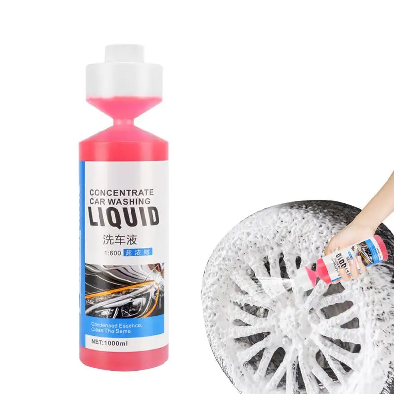 

Car Washing Liquid Concentrate Foaming Soap Foam Cleaner Wash Foam Exterior Care Cleaning Supplies 1000ML For Car Cleaning