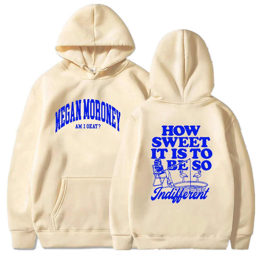 Толстовка мужская зимняя с капюшоном принтом Меган моруни я в порядке