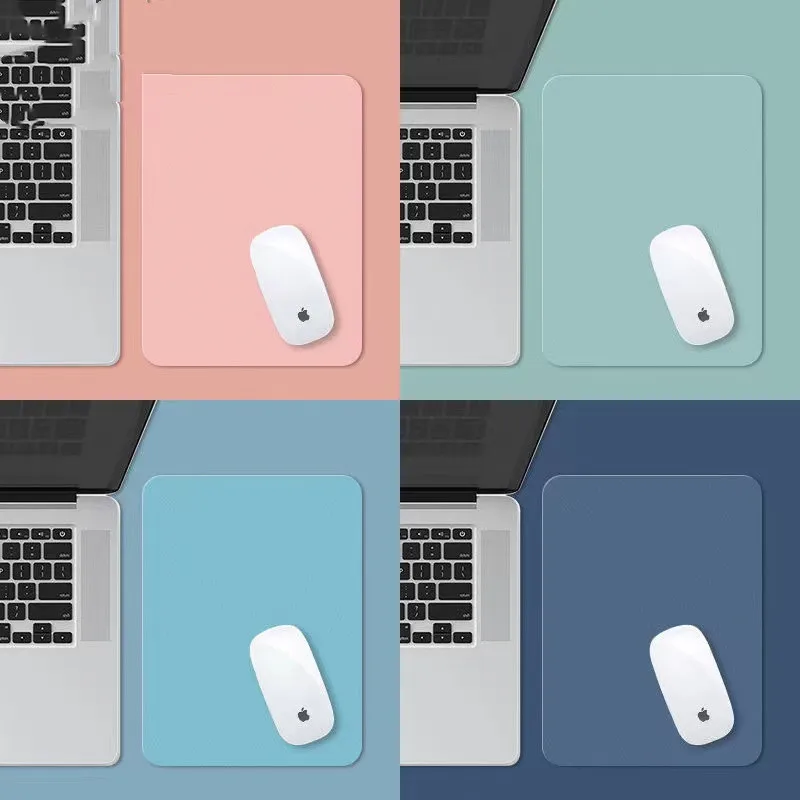 

Solid Color Mouse Pad 30*24cm Non-slip PU Leather Laptop Mouse Mat for Office Home PC Computer Keyboard Gamer Stick Mousepad