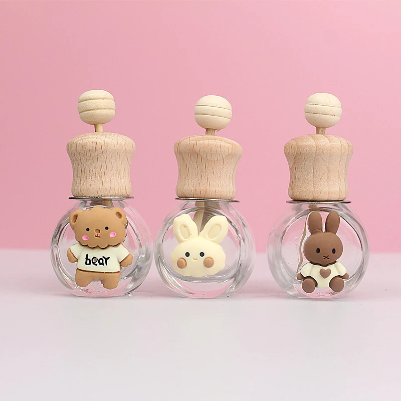 

6Pcs 8ml Car Air Outlet Perfume Bottle Empty Car Perfume Bottle Aromatherapy Air Freshener For Essential Oil Accessories