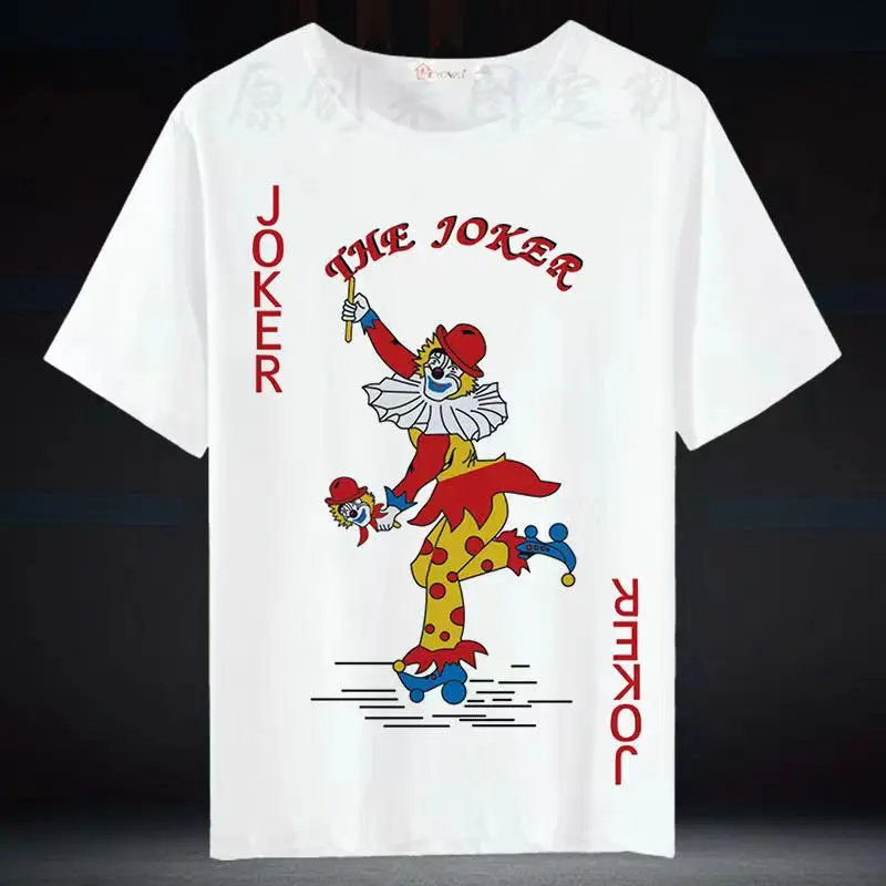 

Женская летняя футболка с принтом в виде игральных карт