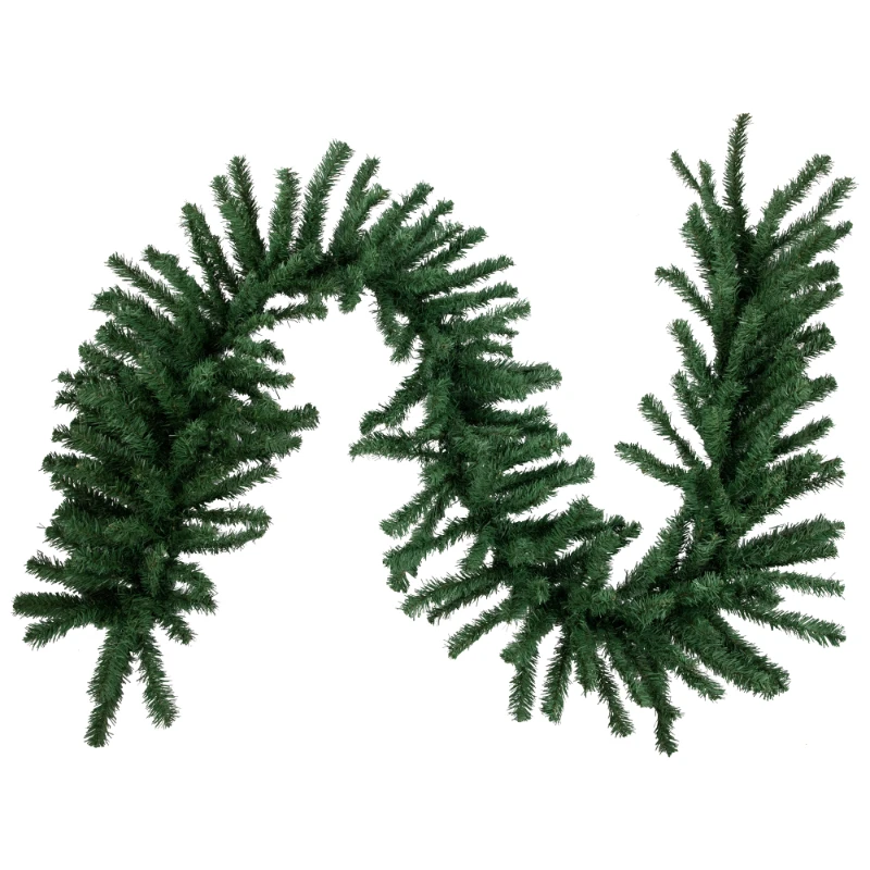 

9' x 20" Green Artificial Pine Christmas Garland Unlit