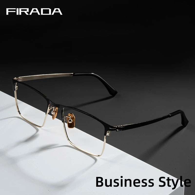 

FIRADA Fashion Comfortable Eyeglasses Women New Classic Vintage Square Eyewear Optical Prescription Glasses Frame For Men 98009X
