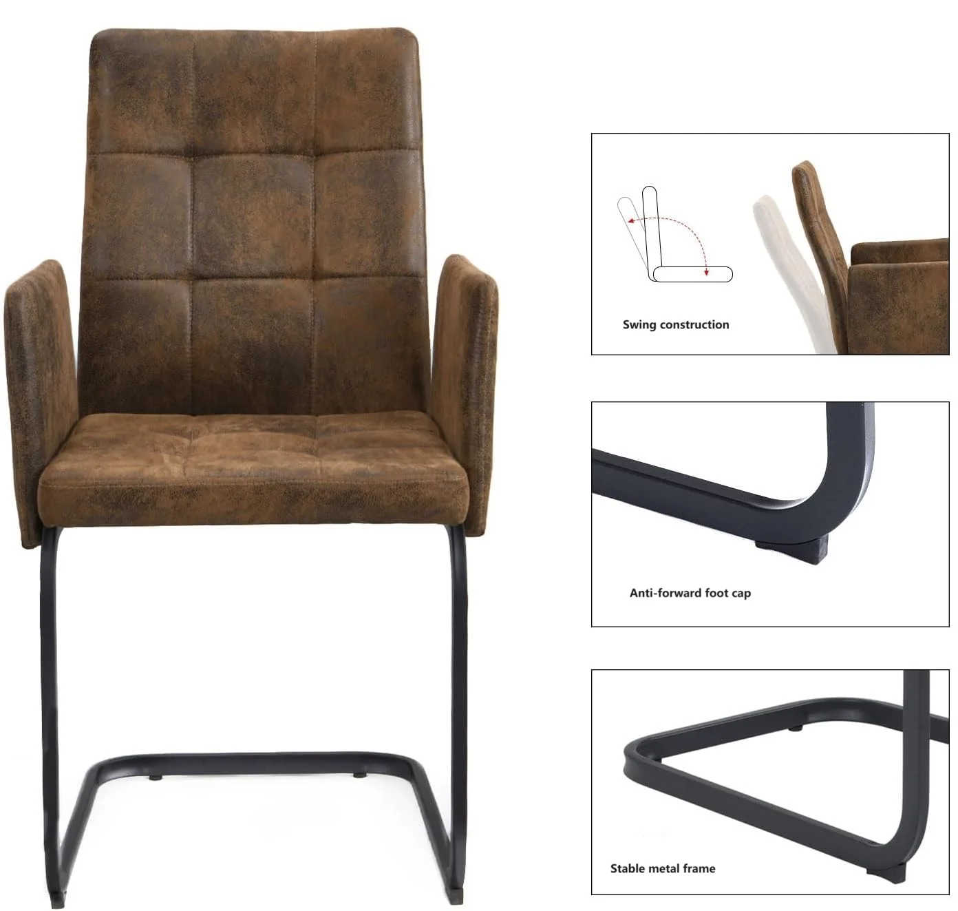 Обеденный стул Formwell набор из 2 предметов в индустриальном стиле кресло-качели для