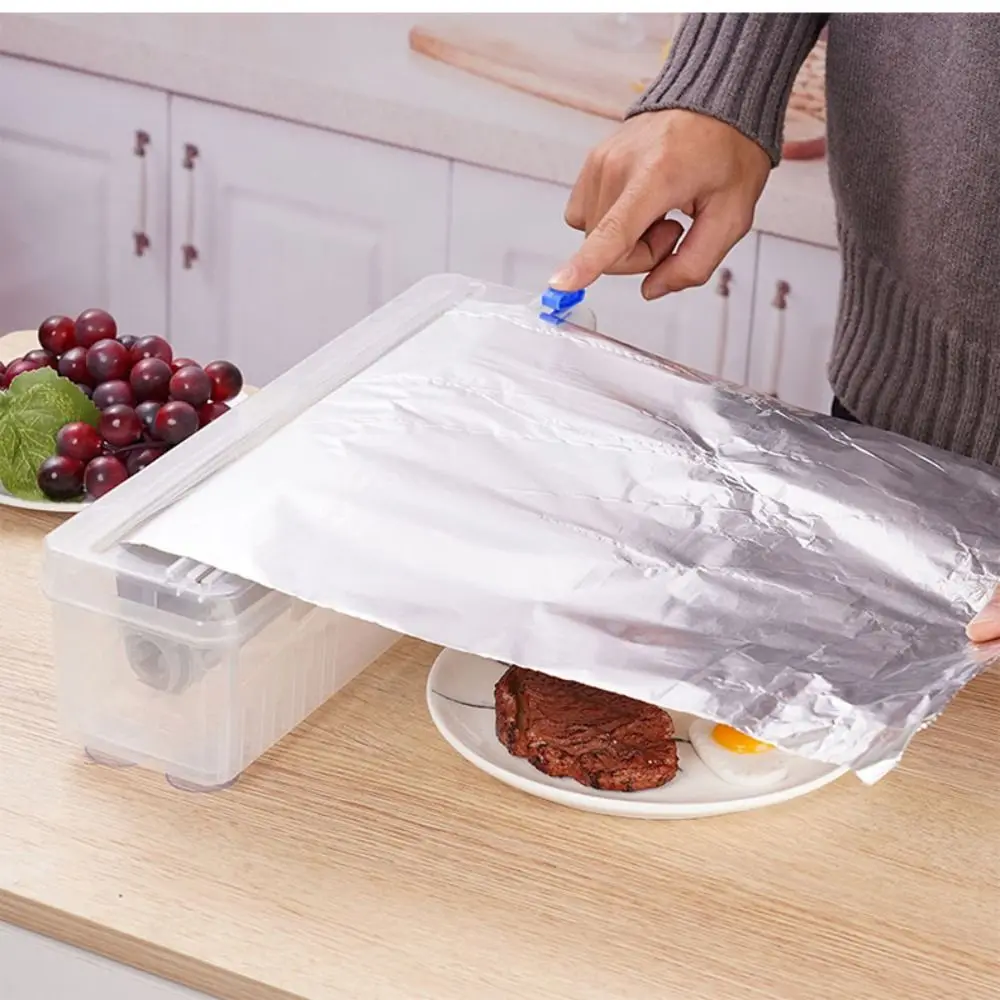 

Kitchen Sealing Plastic Restaurant Film Storage Cutting Box Food Wrap Dispenser