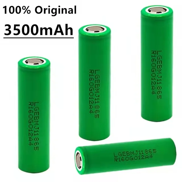 

100% New Original 3,7 v.3500mah INR18650 MJ 1,18650 batterie akku INR18650MJ 1,10 EINE entladung für MJ1.lithium batterie