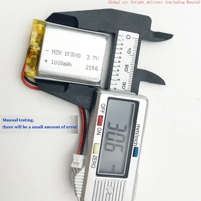 Литий-полимерная аккумуляторная батарея 103040 3 7 в 1000 мАч для MP3 MP4 MP5 GPS