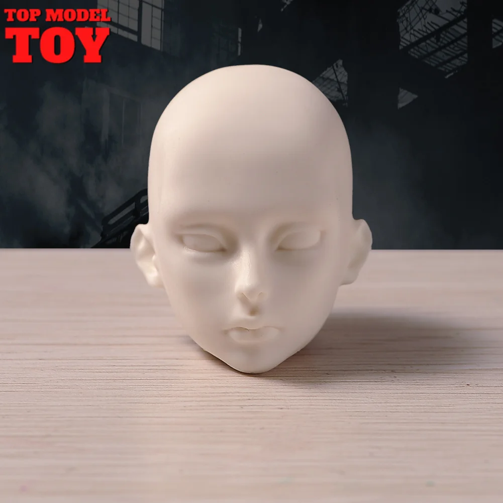 1/6 Luna Неокрашенная голова лепка ПВХ резьба модель подходит для 12 дюймов