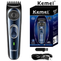 kemei professional hair clipper km 1256 high power ten speed adjustment hair salon mute oil head clipper usb electric clippers